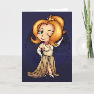 Carte Fancy Chibi Girl