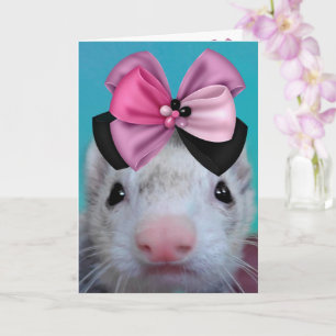 Carte Fancy Ferret Anniversaire