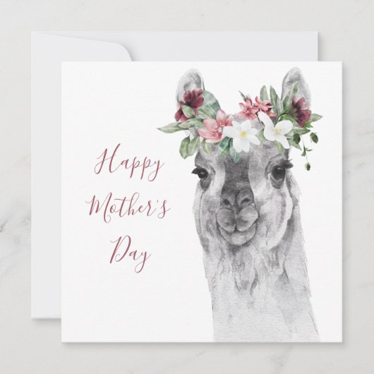 Carte Fancy Llama Fancy (Devant)