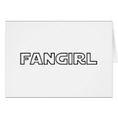 CARTE FANGIRL (Devant horizontal)