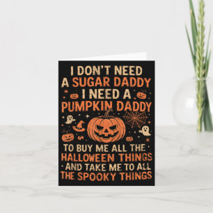 Carte Fangirl Energy, Halloween Plans, Citrouille Daddy,