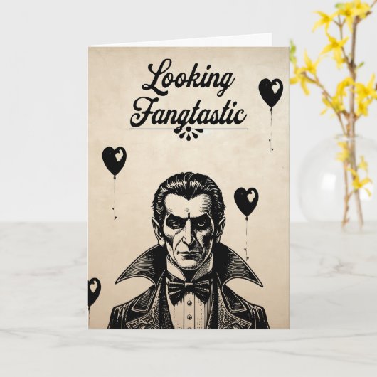 Carte Fangtastic (Fleur jaune)