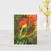 Carte Fanned Tulip...... (Fleur jaune)