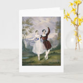 Carte Fanny Cerrito (1817-1909) et Sigr. Guerra, dans (Fleur jaune)