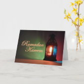 Carte Fanous Ramadan (Fleur jaune)