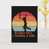 Carte Fans de cricket Joueurs de cricket Angleterre Inde (Fleur jaune)