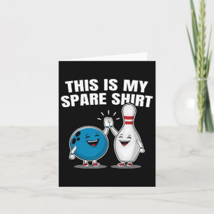 Carte Fantaisie Bowling Party Spare Shirt Cadeaux Mens E