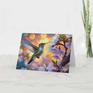 Carte Fantaisie de Fleurs de Cerisier Lever de Soleil Co