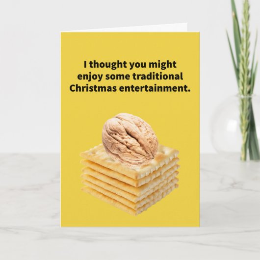 Carte Fantaisie de Pun (Nut on Saltines) Noël (Devant)