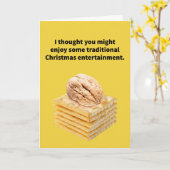 Carte Fantaisie de Pun (Nut on Saltines) Noël (Fleur jaune)