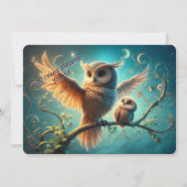 Carte Fantaisiste de Chouette Plate (Devant)
