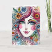 Carte Fantaisiste Pliée (Devant)