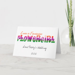 Carte Fantastique Fleur Personnalisée