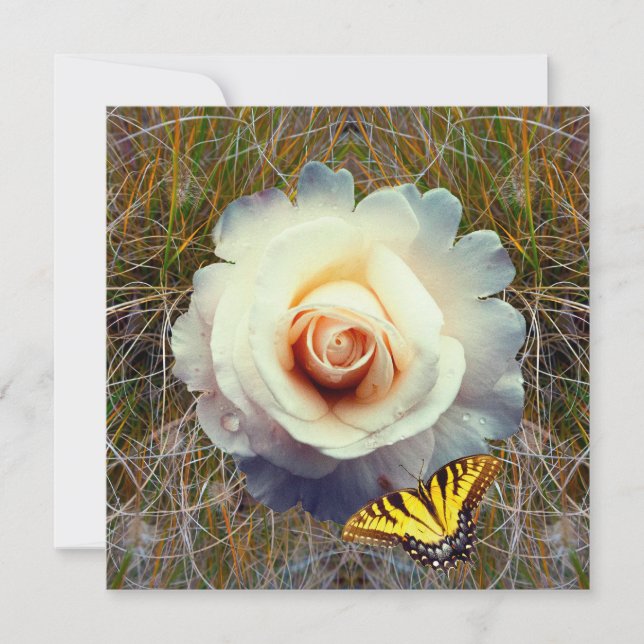 Carte Fantastique flore Poster brillant (Devant)