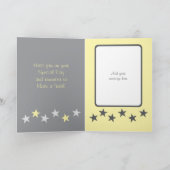 Carte Fantastique oncle gris jaune anniversaire (Intérieur)