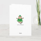 Carte Fantastique Saint Patrick's Day (Dos)
