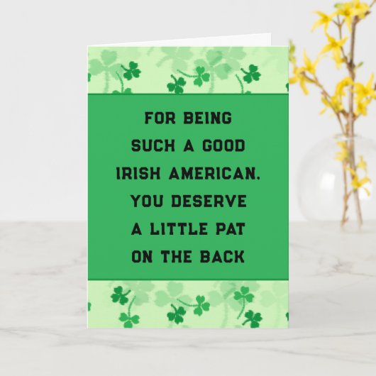 Carte Fantastique Saint Patrick's Day (Fleur jaune)