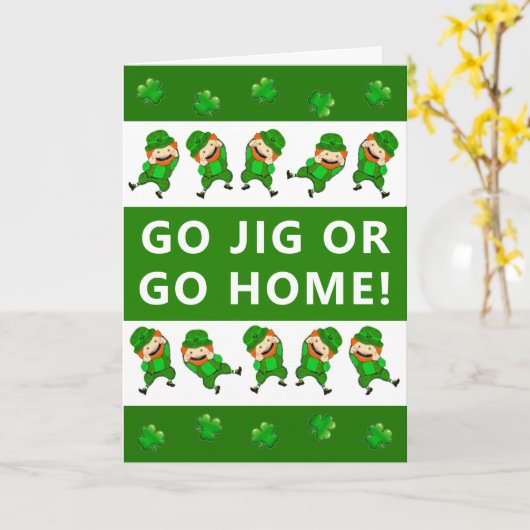 Carte Fantastique Saint Patrick's Day (Fleur jaune)