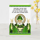 Carte Fantastique Saint Patrick's Day (Fleur jaune)