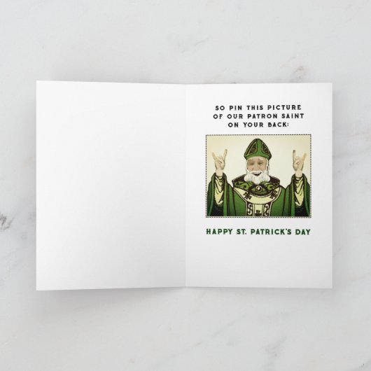 Carte Fantastique Saint Patrick's Day (Intérieur)