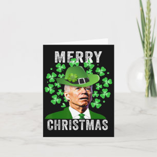 Carte Fantastique Saint-Patricks Day Joe Biden Confus Jo
