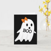 Carte Fantôme Avec Bow Boo Costume Halloween Pour Filles (Fleur jaune)