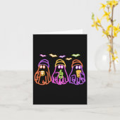 Carte Fantôme Boire Café Drôle Costume Halloween Coff (Fleur jaune)