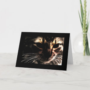 Carte Fantôme Cat With Border
