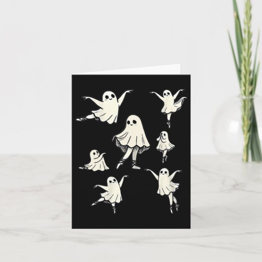 Carte Fantôme de ballet Danseur de ballet fantôme Profes (Devant)