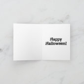 Carte Fantôme de Halloween (Intérieur)