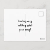 Carte Fantôme de Noël de l'esprit de Noël (Dos)