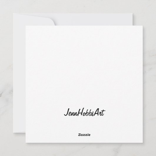 Carte fantôme d'Halloween (Dos)