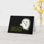 CARTE FANTÔME D'HALLOWEEN - HOU 2 (Fleur jaune)
