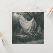 Carte Fantôme éffrayant dans l'horreur des cimetières Go (Devant/Arrière en situation)