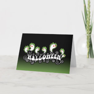 Carte Fantômes d'Halloween
