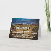 Carte Fantômes d'Hollywood (Dos)