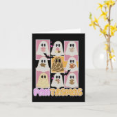 Carte Fantômes Pan Dulce Fantôme Espagnol Mexicain Hallo (Fleur jaune)