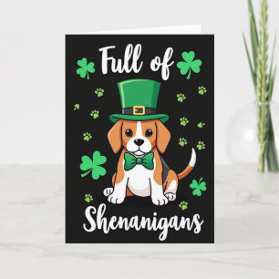 Carte Farces de Beagle à pois