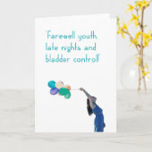 Carte "Farewell youth!" (Fleur jaune)