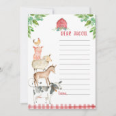 Carte Farm Birthday Boy Barnyard Time Capsule Card (Devant)