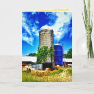 Carte Farm silos & hay bales in Davisburg, MI