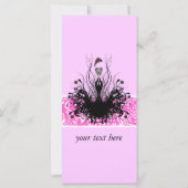 Carte Fashion Diva Invitations, Flyers et Stickers (Dos)