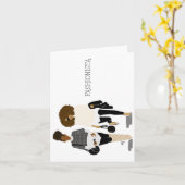 Carte Fashionista (Fleur jaune)