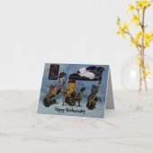 Carte Fat Cats Anniversaire Confiture (Fleur jaune)