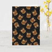 Carte Father’s Day Card for Dad – Whiskey Lover Design (Fleur jaune)