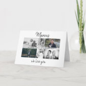 Carte Father with Kids and Family Dad Photo Collage (Devant)