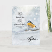 Carte Father's Birthday 1 Corinthians Christian Verse (Devant)