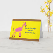 Carte Father's Day (Fleur jaune)