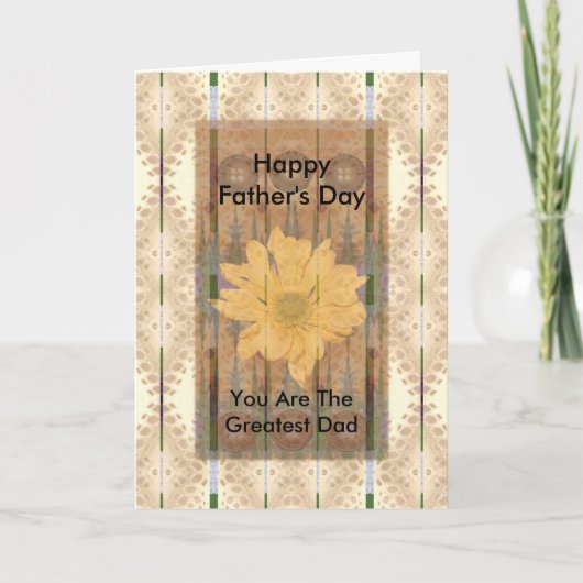 Carte Father's Day (Devant)