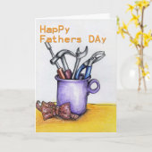 Carte Fathers Day (Fleur jaune)